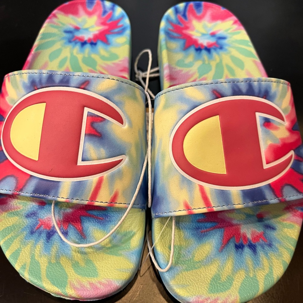 Champion Kids Tie-Dye Slide Sandals